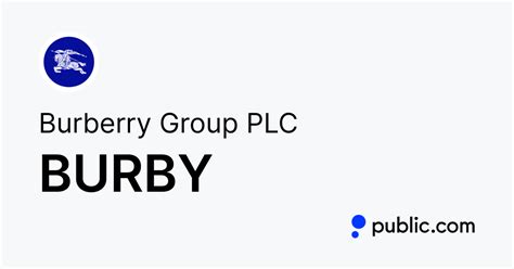 burberry 股價|Burberry Group plc (BURBY) .